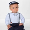 Beau Kid Navy And White Romper - Logan -Stylish Children's Clothing Store a984d20a 3845 465a 9d12 e5490b1bf30d 77101.1659972160