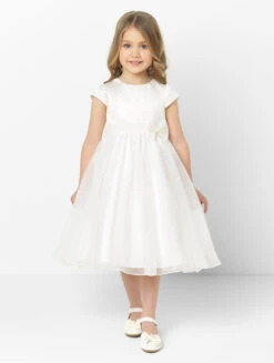 Sarah Louise Girls Ivory Dress