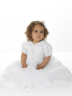 White Christening Gown For Girls