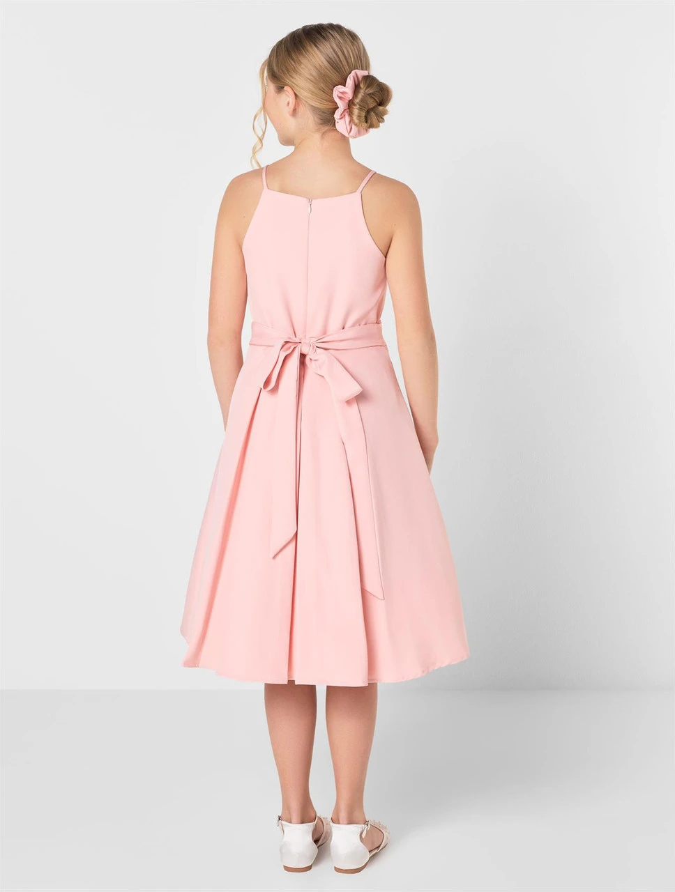 Girls Pink Party Dress - Alice 5 Girls Pink Party Dress - Alice - Image 3