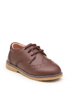 Boys Infant Brogues - Dark Brown