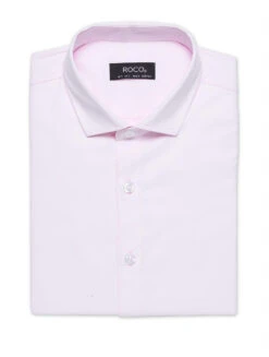 Boys Pink Short Sleeve Shirt