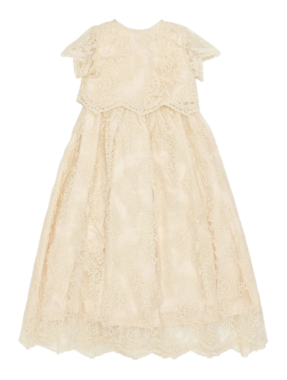 Paisley Of London Girls Antique Ivory Christening Gown 4 Paisley Of London Girls Antique Ivory Christening Gown - Image 2