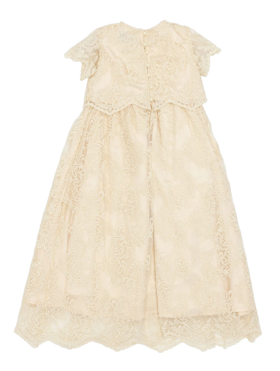 Paisley Of London Girls Antique Ivory Christening Gown 5 Paisley Of London Girls Antique Ivory Christening Gown - Image 3