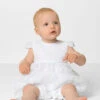 Busy B Girls White Christening Romper -Stylish Children's Clothing Store busyb ivana white 1 29258.1619021532