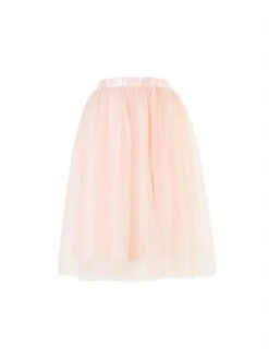 Girls Blush Pink Midi Skirt - Willow