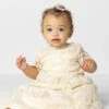 Paisley Of London Girls Antique Ivory Christening Gown -Stylish Children's Clothing Store chay bow alba 0007 44788.1619021513