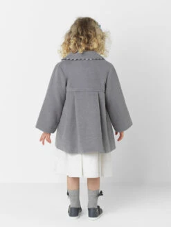 Abella Girls Grey Coat 8 Abella Girls Grey Coat -Stylish Children's Clothing Store chay bow alba 0130 08698.1619021506