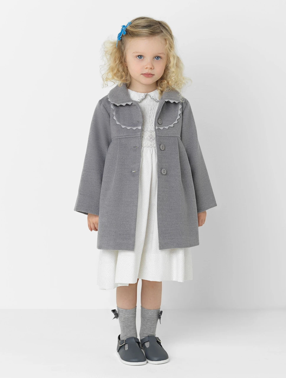 Abella Girls Grey Coat 3 Abella Girls Grey Coat