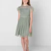 Girls Green Sustainable Bridesmaid Dress - Chelsea 2 Girls Green Sustainable Bridesmaid Dress - Chelsea -Stylish Children's Clothing Store chelsea fg 01 49523.1657300145