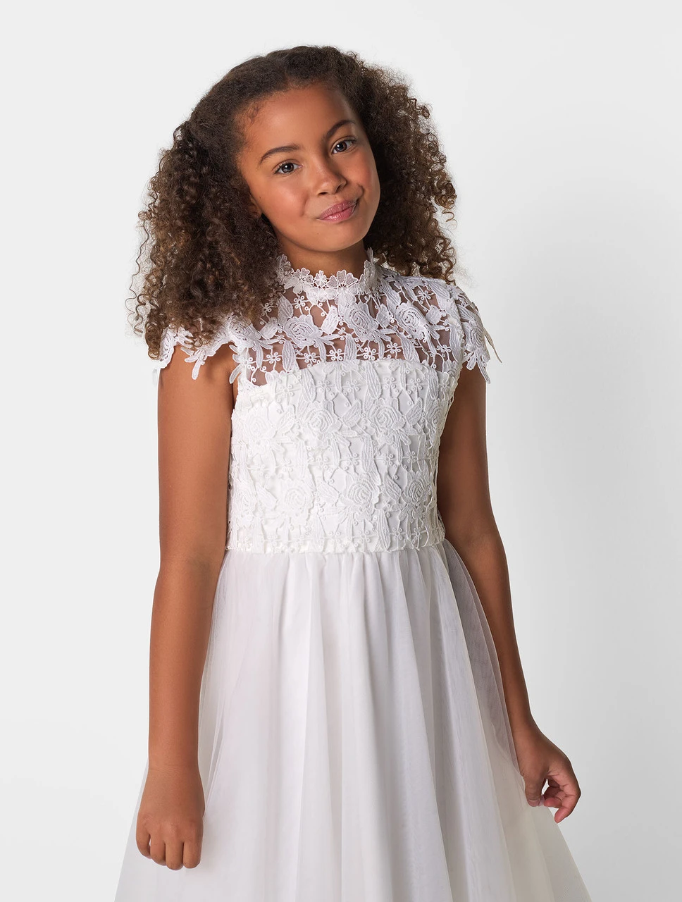 Chi Chi London Girls White Dress 4 Chi Chi London Girls White Dress - Image 2