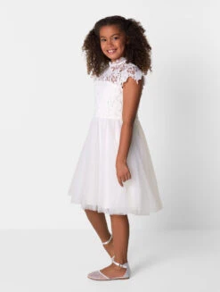 Chi Chi London Girls White Dress 8 Chi Chi London Girls White Dress -Stylish Children's Clothing Store chichi alette white 3 70172.1638533232