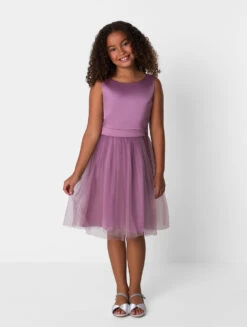 Chi Chi London Girls Lilac Dress