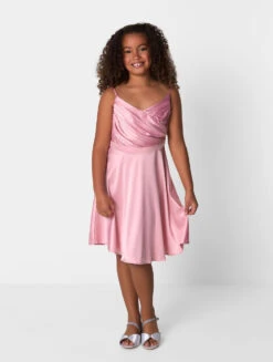 Chi Chi London Girls Blush Pink Dress