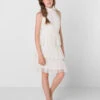 Girls Sustainable Ivory Party Dress - Clarice