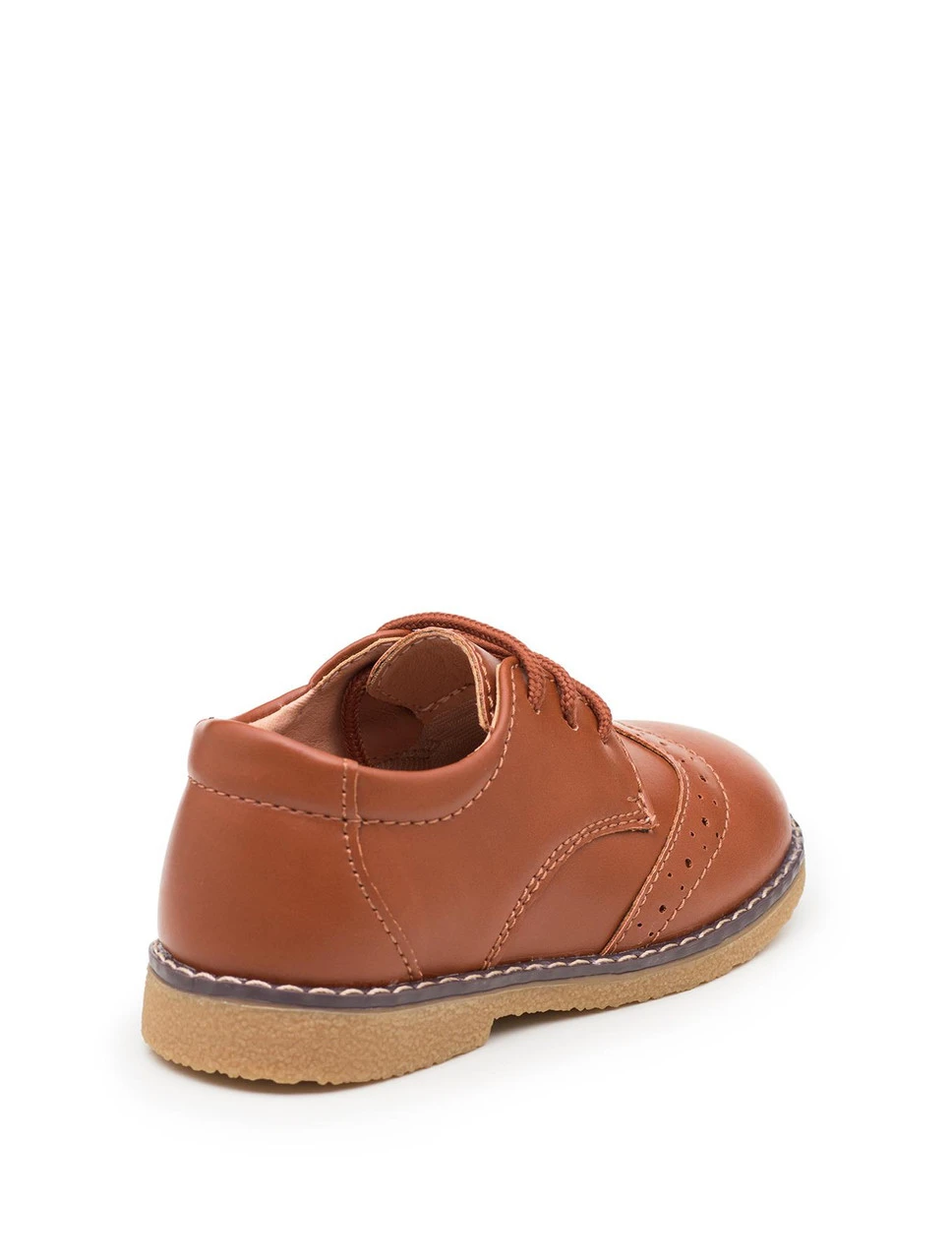 Boys Infant Brogues - Tan 4 Boys Infant Brogues - Tan - Image 2