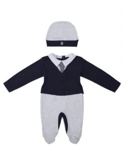 Beau Kid Navy And Grey Romper - Zeus -Stylish Children's Clothing Store e02cab6f 4cbf 42ba bc1f 55bad1fcb33a 26090.1659973256