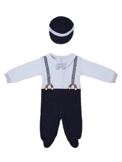 Beau Kid Navy And White Romper - Logan -Stylish Children's Clothing Store e9441e37 d09b 4e60 9f9a 1b724170b5b8 80961.1659972162