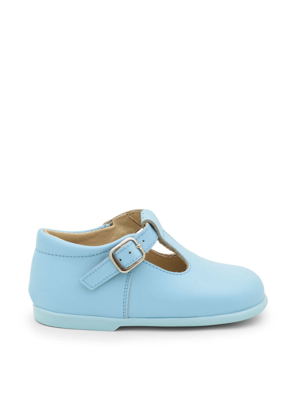 Baby Boys Pale Blue Christening Shoes 4 Baby Boys Pale Blue Christening Shoes - Image 2