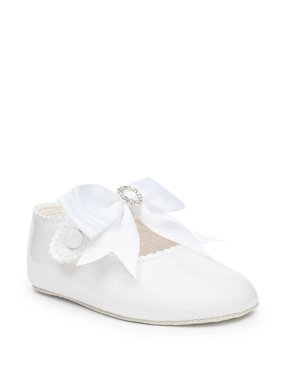 Baby Girls White Pre Walker Shoes 3 Baby Girls White Pre Walker Shoes