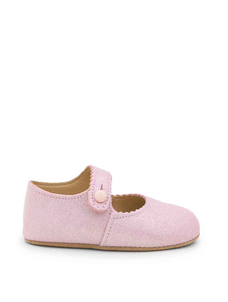 Baby Girls Pink Glitter Shoe 4 Baby Girls Pink Glitter Shoe - Image 2