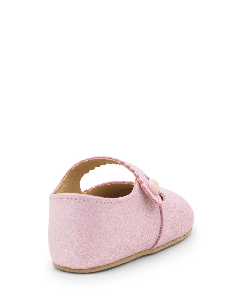 Baby Girls Pink Glitter Shoe 5 Baby Girls Pink Glitter Shoe - Image 3