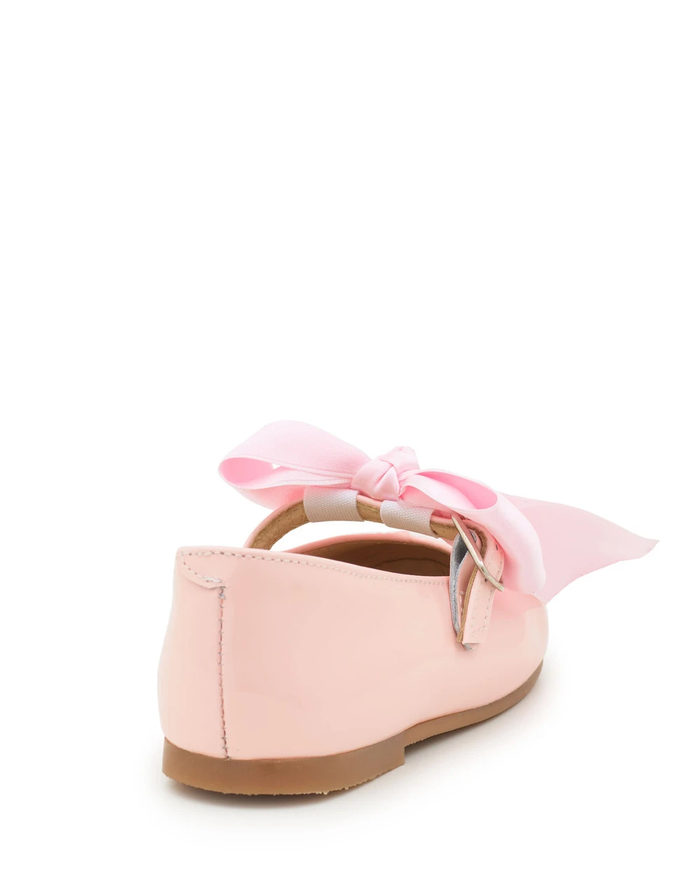 Baby Girls Pink Flower Girl Shoes 5 Baby Girls Pink Flower Girl Shoes - Image 3