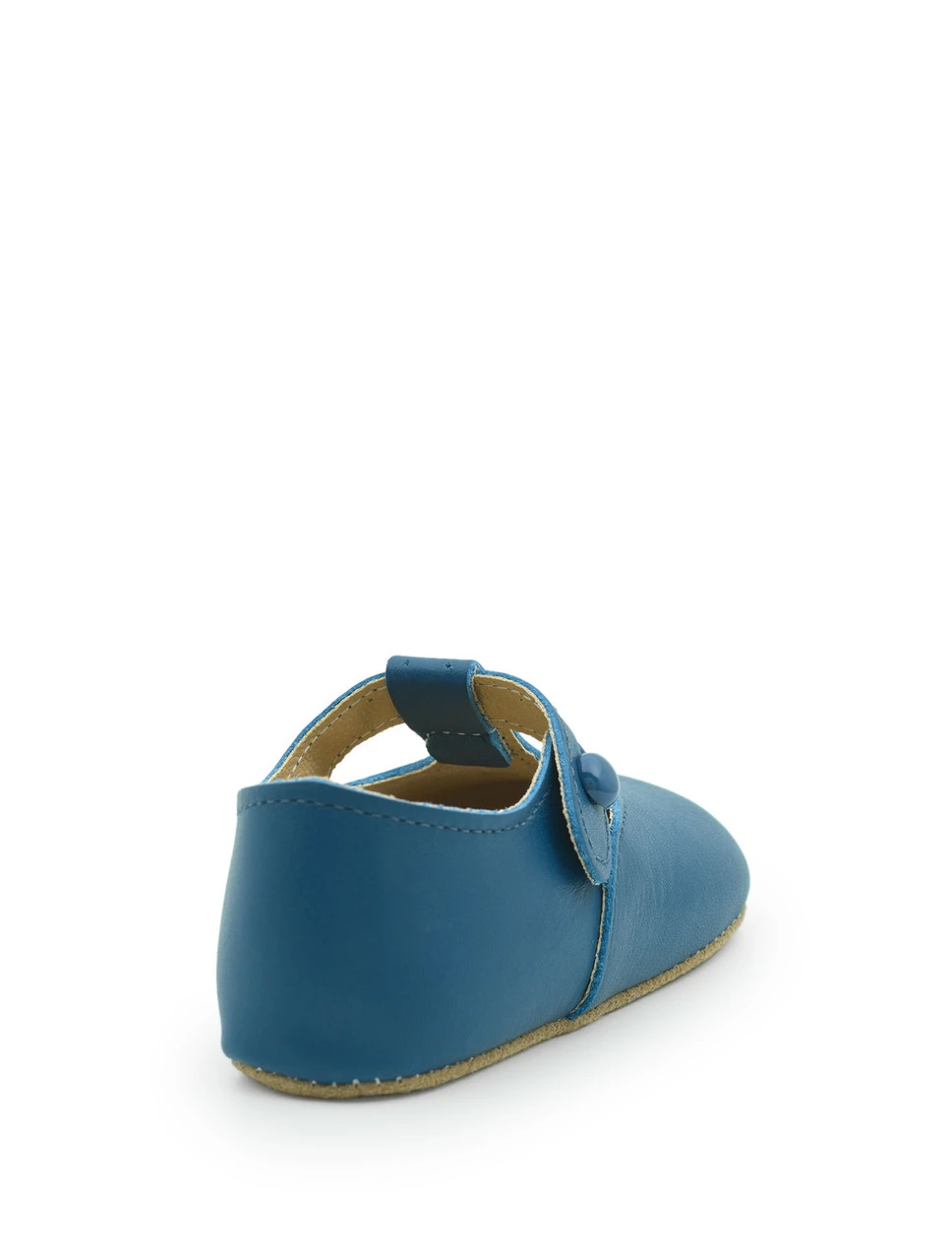 Baby Boys Blue Christening Shoes 5 Baby Boys Blue Christening Shoes - Image 3