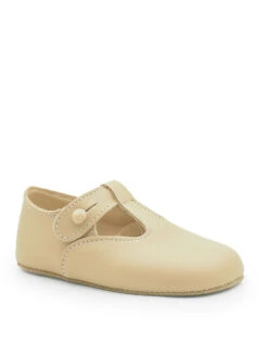 Baby Boys Camel Christening Shoes