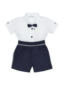 Ponto Por Ponto White & Navy Baby Boys Outfit 9 Ponto Por Ponto White & Navy Baby Boys Outfit -Stylish Children's Clothing Store flat 0005 edited 28982.1619021486