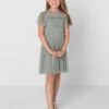 Junior Bridesmaids Green Sustainable Dress - India -Stylish Children's Clothing Store india fg 01 65751.1657299885