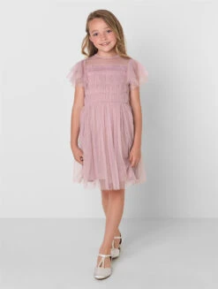 Junior Bridesmaids Pink Sustainable Dress - India