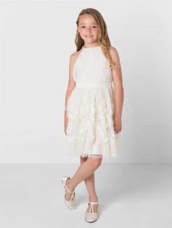 Junior Bridesmaids Ivory Sustainable Dress - Ivy