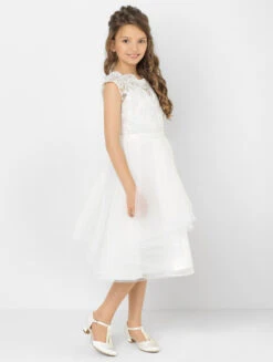 Girls Ivory Occasion Dress 11 Girls Ivory Occasion Dress -Stylish Children's Clothing Store jessica plain 69714.1619021470