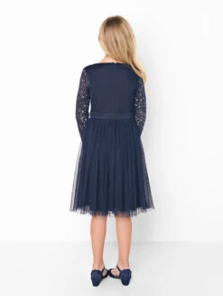 Mini Maya Girls Navy Party Dress -Stylish Children's Clothing Store maya anaya navy 4 2 72582.1619021539