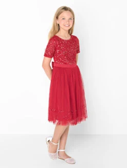 Mini Maya Red Junior Bridesmaid Dress