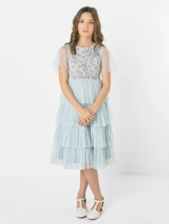 Mini Maya Girls Ice Blue Dress