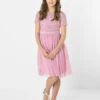 Mini Maya Girls Cherry Pink Dress -Stylish Children's Clothing Store maya hazel cherry 1 01311.1619021555