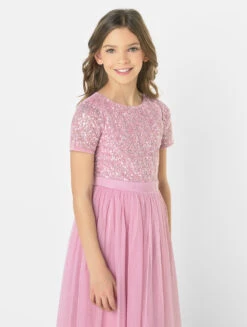 Mini Maya Girls Cherry Pink Dress -Stylish Children's Clothing Store maya hazel cherry 2 29533.1619021556