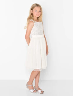 Mini Maya Girls Ivory Dress -Stylish Children's Clothing Store maya maya white 3 2 08291.1619021538
