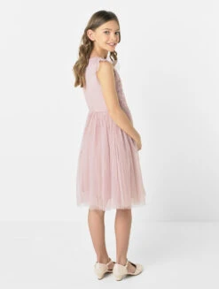 Mini Maya Girls Frosted Pink Dress -Stylish Children's Clothing Store maya nova frosted pink 4 50449.1619021558