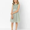 Mini Maya Girls Sage Green Dress