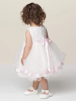 Baby Girls Ivory & Pink Flower Girl Dress 13 Baby Girls Ivory & Pink Flower Girl Dress -Stylish Children's Clothing Store mg 4562 56585.1619021449