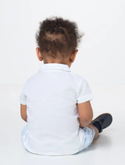 Mintini Baby Boys White & Blue Romper -Stylish Children's Clothing Store mintini mb3311 blue 2 2 61993.1619021559