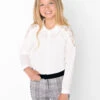 Paisley Of London Girls White Shirt -Stylish Children's Clothing Store paisley adaline white 1 2 14895.1619021535