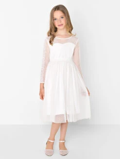 Paisley Of London Girls White Occasion Dress