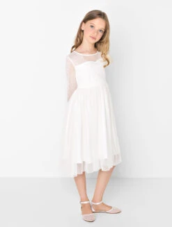 Paisley Of London Girls White Occasion Dress -Stylish Children's Clothing Store paisley ava white 3 2 1 14216.1619021541