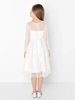 Paisley Of London Girls White Occasion Dress -Stylish Children's Clothing Store paisley ava white 4 2 1 50434.1619021542