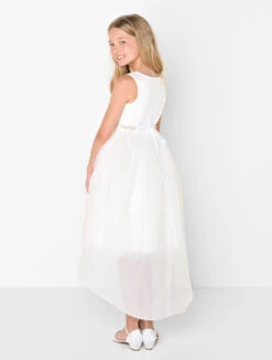 Paisley Of London Ivory Communion Dress With Gem Belt -Stylish Children's Clothing Store paisley beatrice white 4 2 1 99218.1619021555