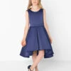 Girls Navy Flower Girl Dress -Stylish Children's Clothing Store paisley belle navy 1 3 62927.1619021536